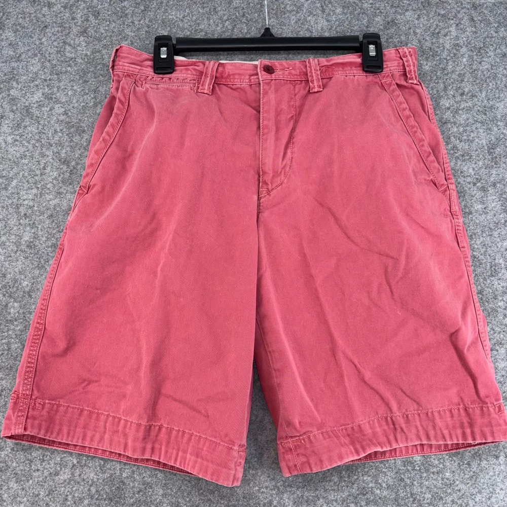 Polo Ralph Lauren Mens Pink Chino Shorts Size 30 Cotton Twill Classic Fit